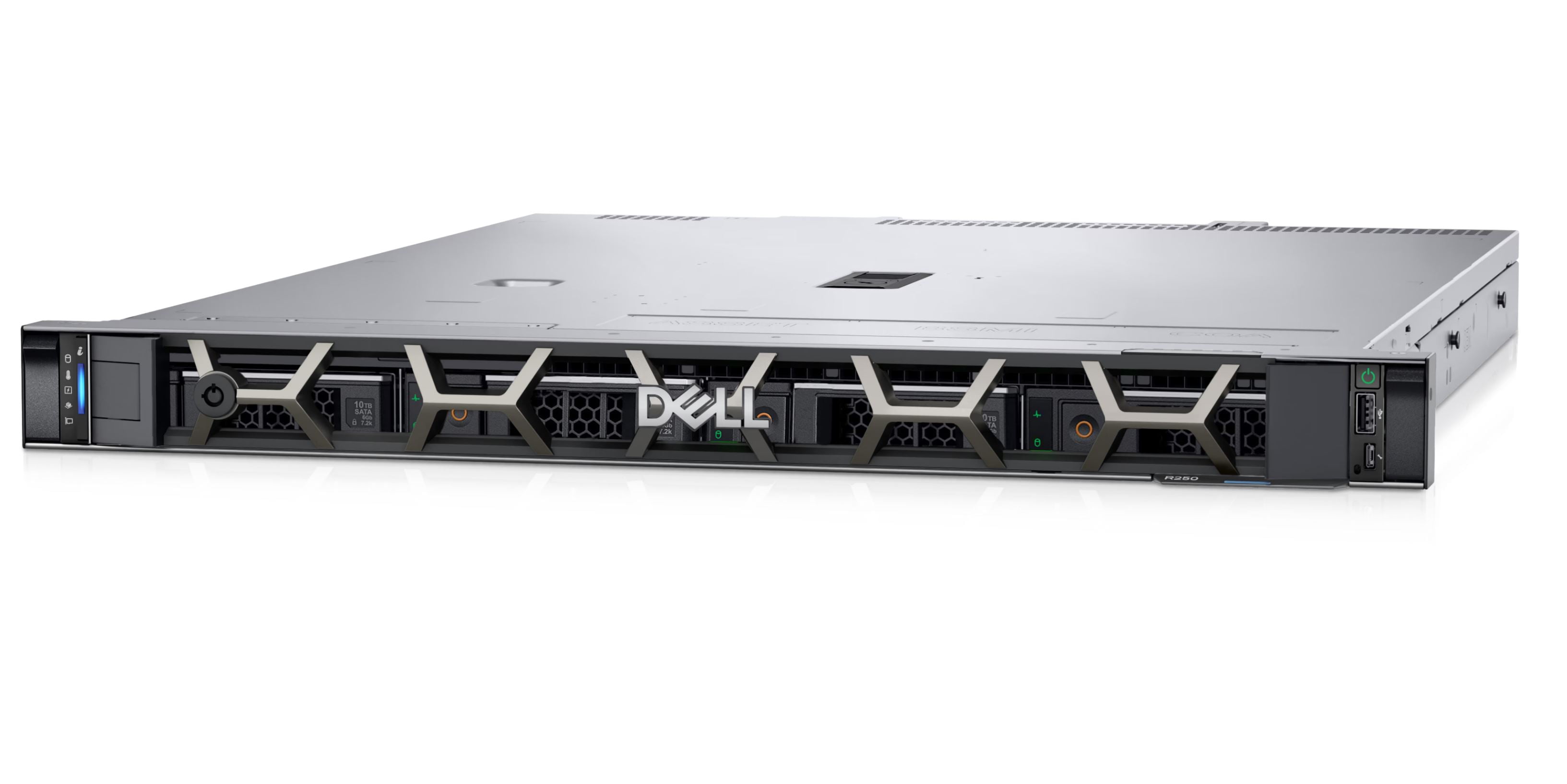 Dell PowerEdge R250 Server Intel Xeon E-2314 2.8GHz, 8M Cache, 4C/4T, Turbo (65W), 3200 MT/s , 1*16GB UDIMM, 3200MT/s, ECC , , 1*2TB Hard Drive SATA 6Gbps 7.2K 512n 3.5in Cabled | SS-DEL1100102