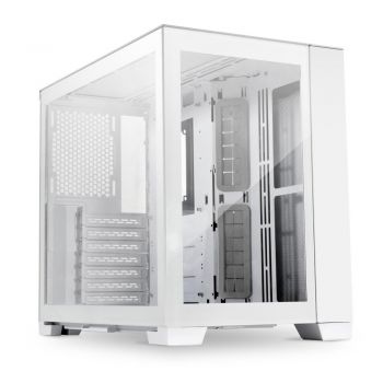 Lian Li O11 Dynamic Mini Snow White - White SECC, Aluminum, Tempered Glass, ATX, Mirco ATX , Mini ITX Mini Tower Computer Case | G99.O11DMI-S.00