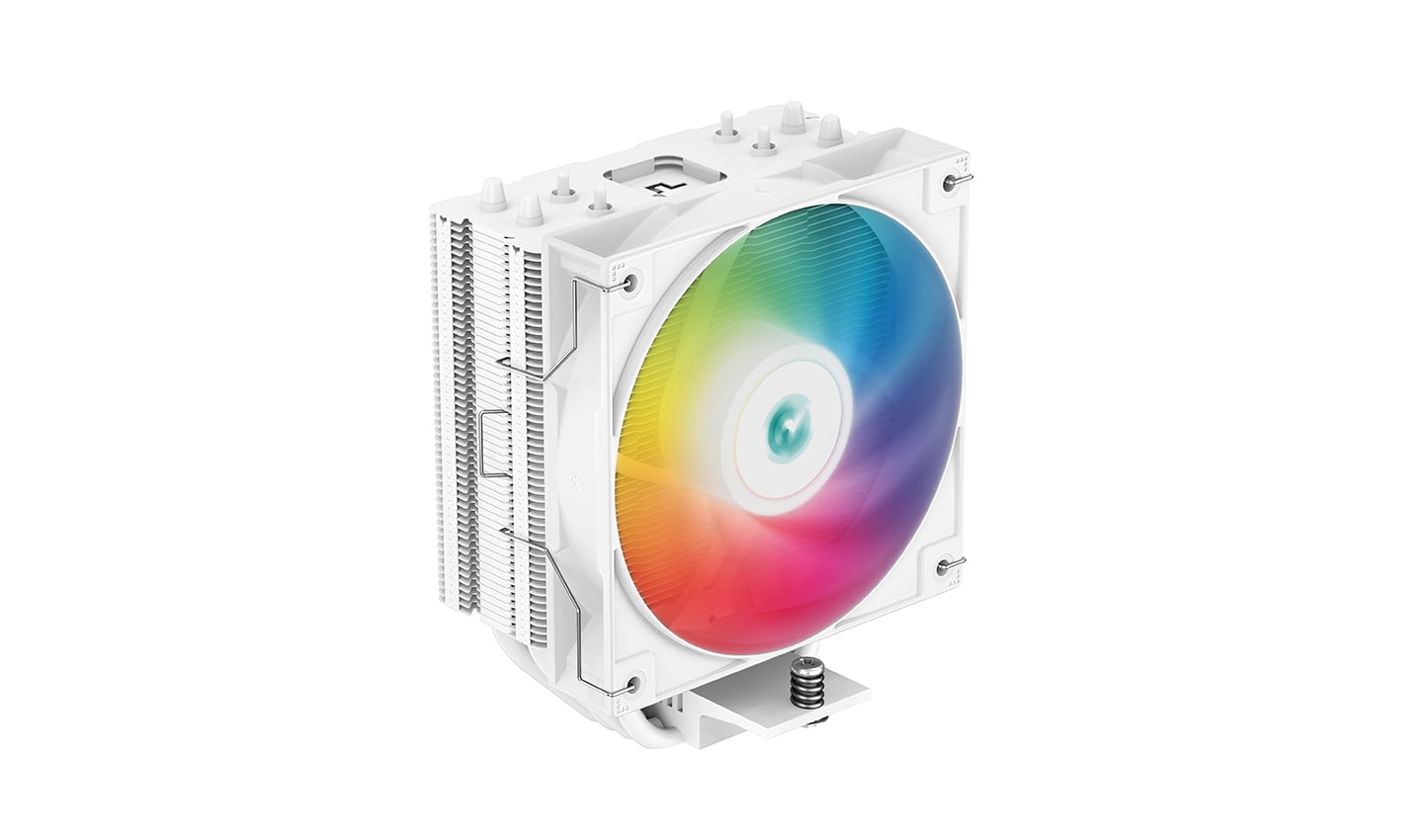 DeepCool AG400 White ARGB is a single tower 120mm CPU cooler | R-AG400-WHANMC-G-2