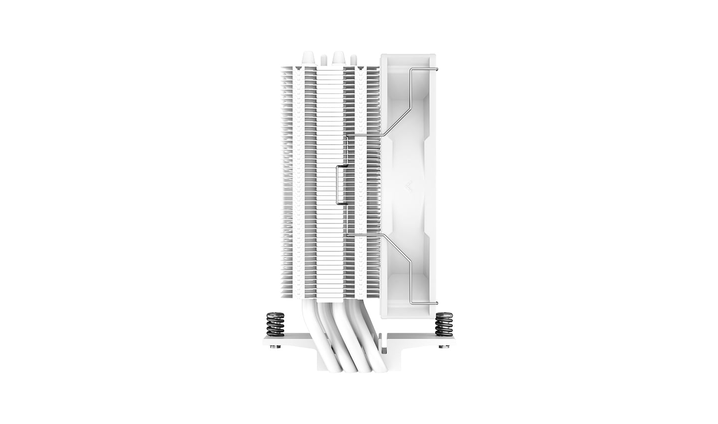 DeepCool AG400 White ARGB is a single tower 120mm CPU cooler | R-AG400-WHANMC-G-2