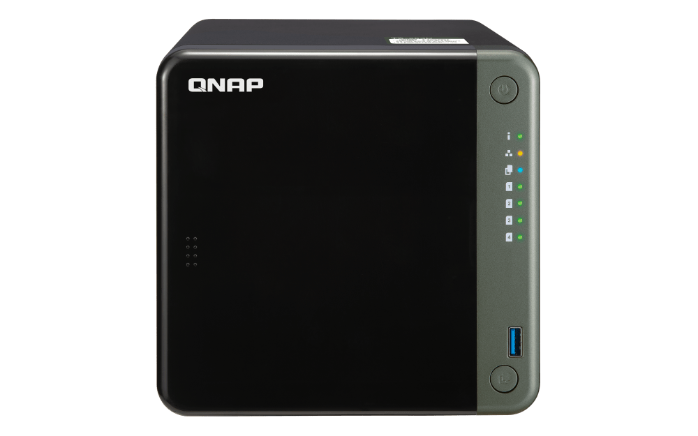 QNAP TS-453D-4G 4-bay NAS for professionals - Intel Celeron J4125 CPU and two 2.5GbE ports | TS-453D-4G