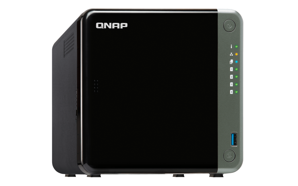 QNAP TS-453D-4G 4-bay NAS for professionals - Intel Celeron J4125 CPU and two 2.5GbE ports | TS-453D-4G