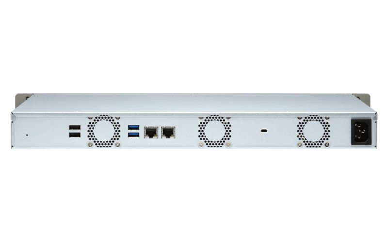 Qnap 4-Bay NAS Enclosure, 3.5"/2.5" SATA III Drive Bays - 2.5GbE Connectivity, 2 GB RAM, Intel Celeron 2.0 GHz Dual Core Processor, Data Transfer Speeds up to 476 MB/s | TS-451DEU-2G