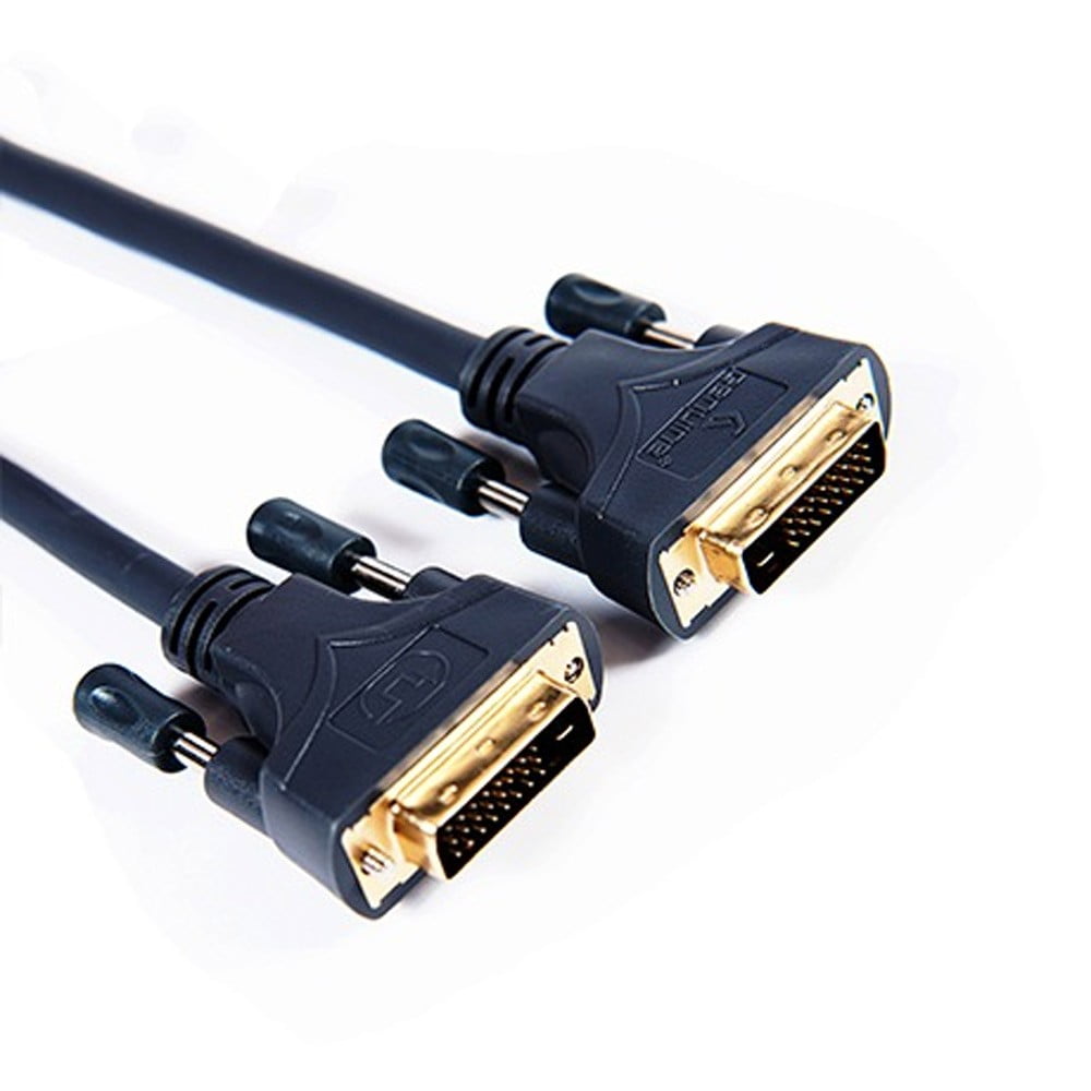 Genuine DVI to DVI Cable Black | 5M