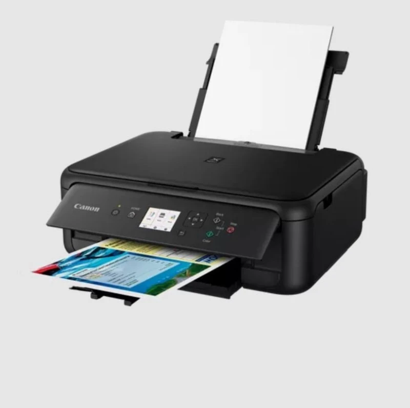 Canon PIXMA TS5150 All-in-One Wireless Inkjet Printer, A4 Color Print, Copy, Scan, USB & Wi-Fi, Black