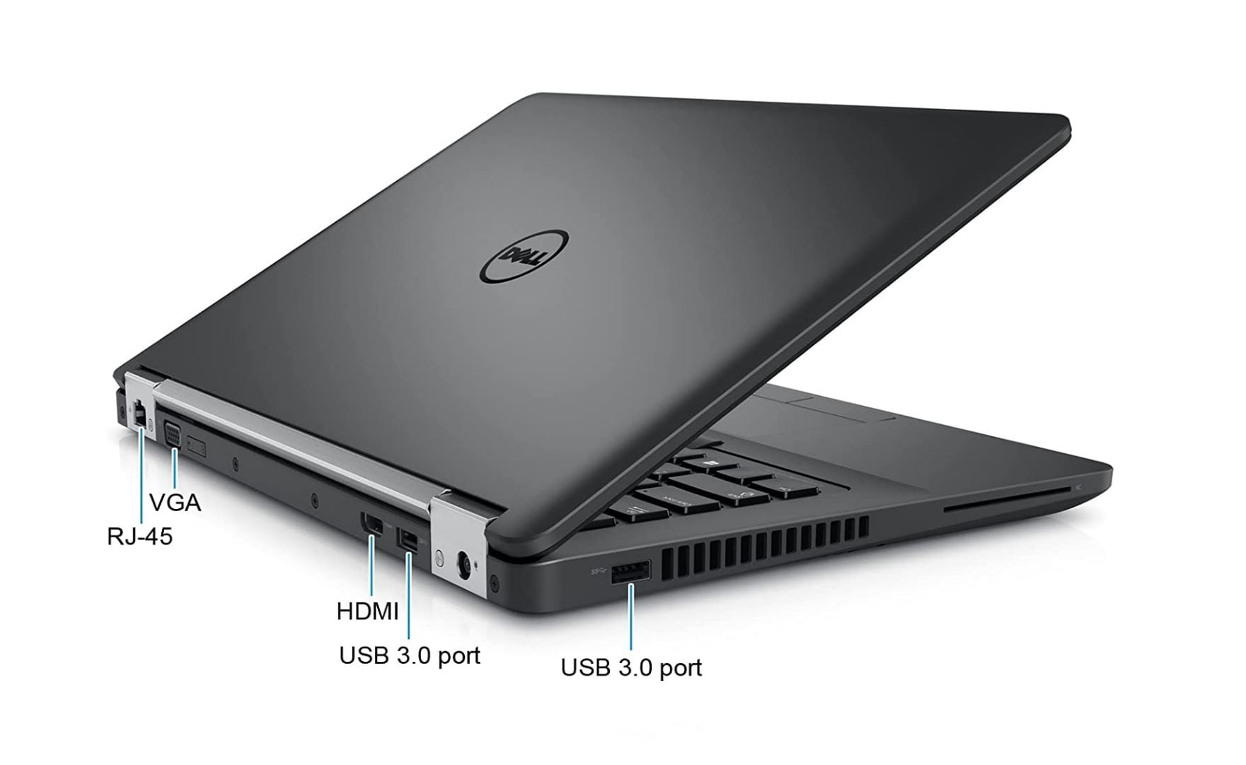 Renewed Dell Latitude 5470 Business Laptop, 14" Display, Core i7 6th Gen, 8GB RAM, 256GB SSD, Win10  EN Keyboard