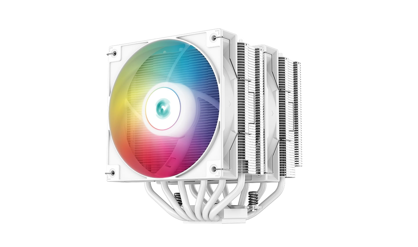 DeepCool AG620 WH ARGB is a dual-tower 120mm CPU cooler | R-AG620-WHANMN-G-2