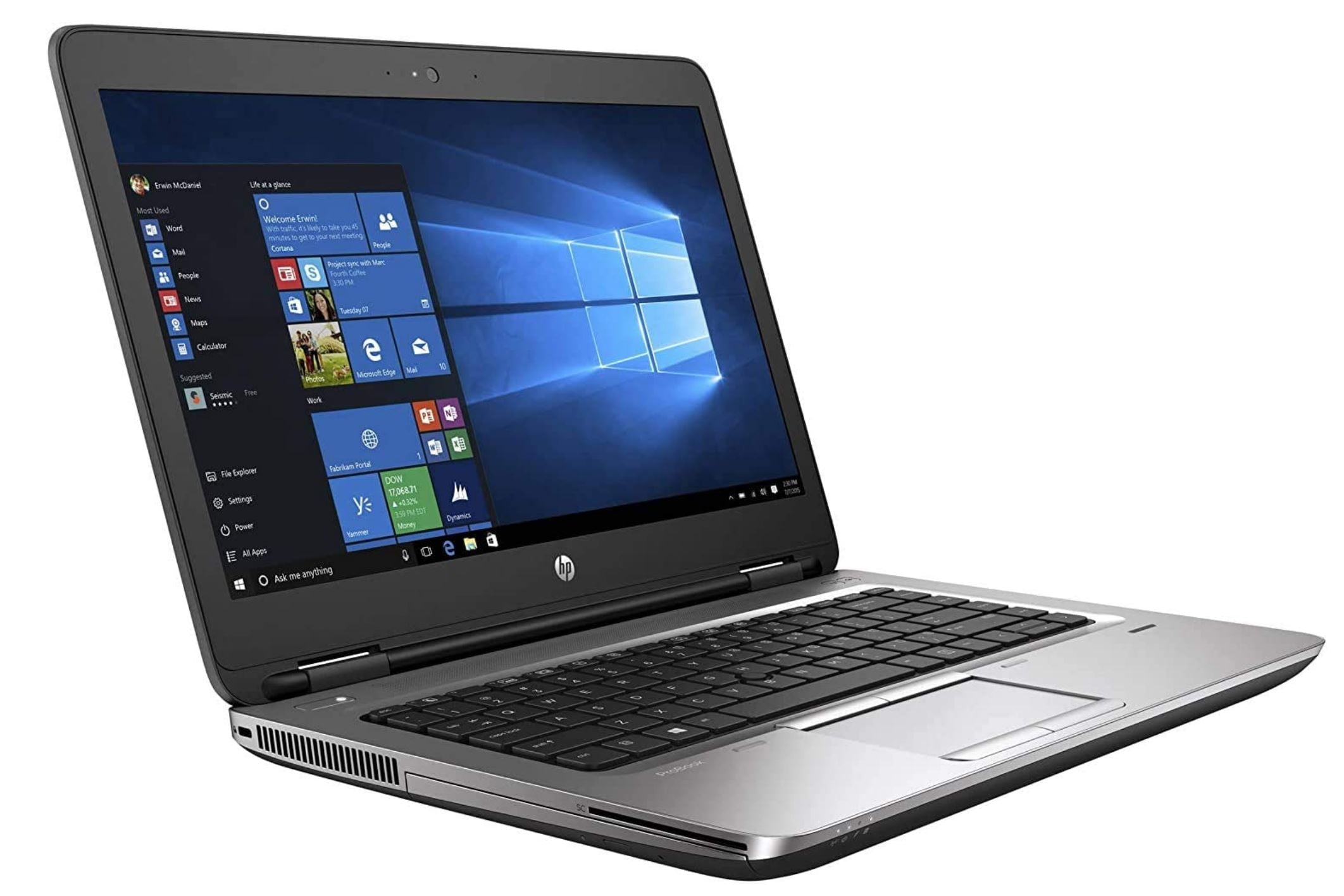 Renewed HP ProBook 640 G2 Laptop, Intel Core i5 6th Gen, 8GB DDR4 RAM, 256GB SSD, Intel HD Graphics ,14 Inch Display, Win10 En Keyboard