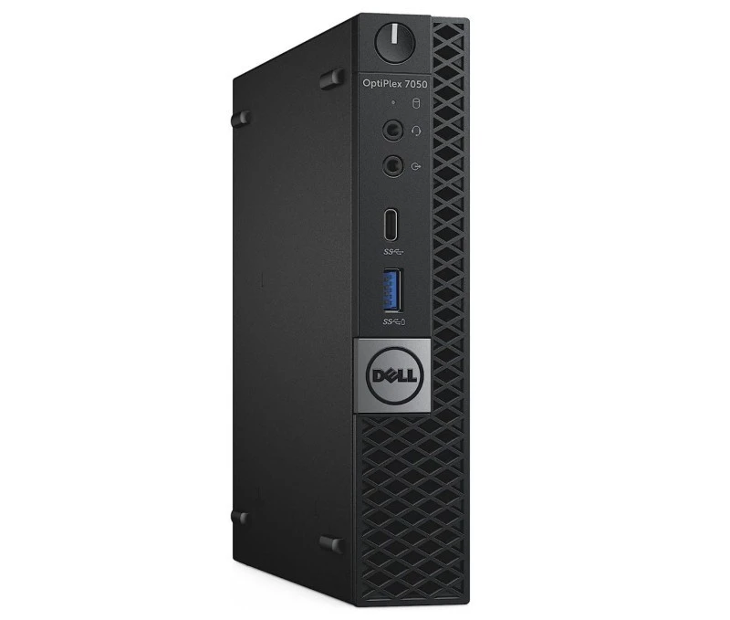Renewed Dell Optiplex 7050 Micro Desktop, Intel i7 6th Gen, 8GB RAM, 256 GB SSD,Wired Keyboard and Mouse, Windows 10 Pro