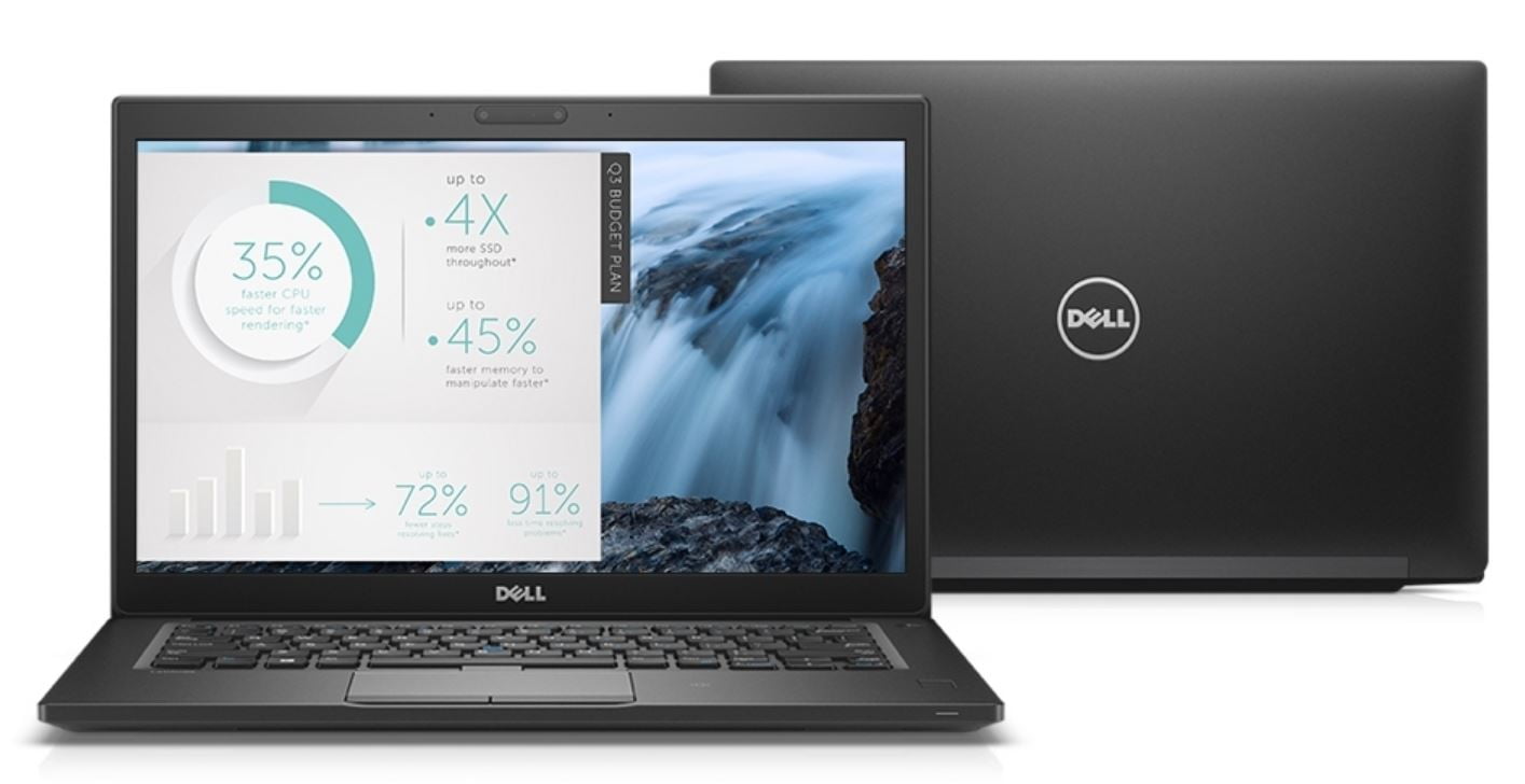 Renewed Dell Latitude 7480 Laptop, 14" Intel Core i7 6th Gen, 8GB RAM, 256GB SSD, Intel HD Graphics, English Keyboard, Win10