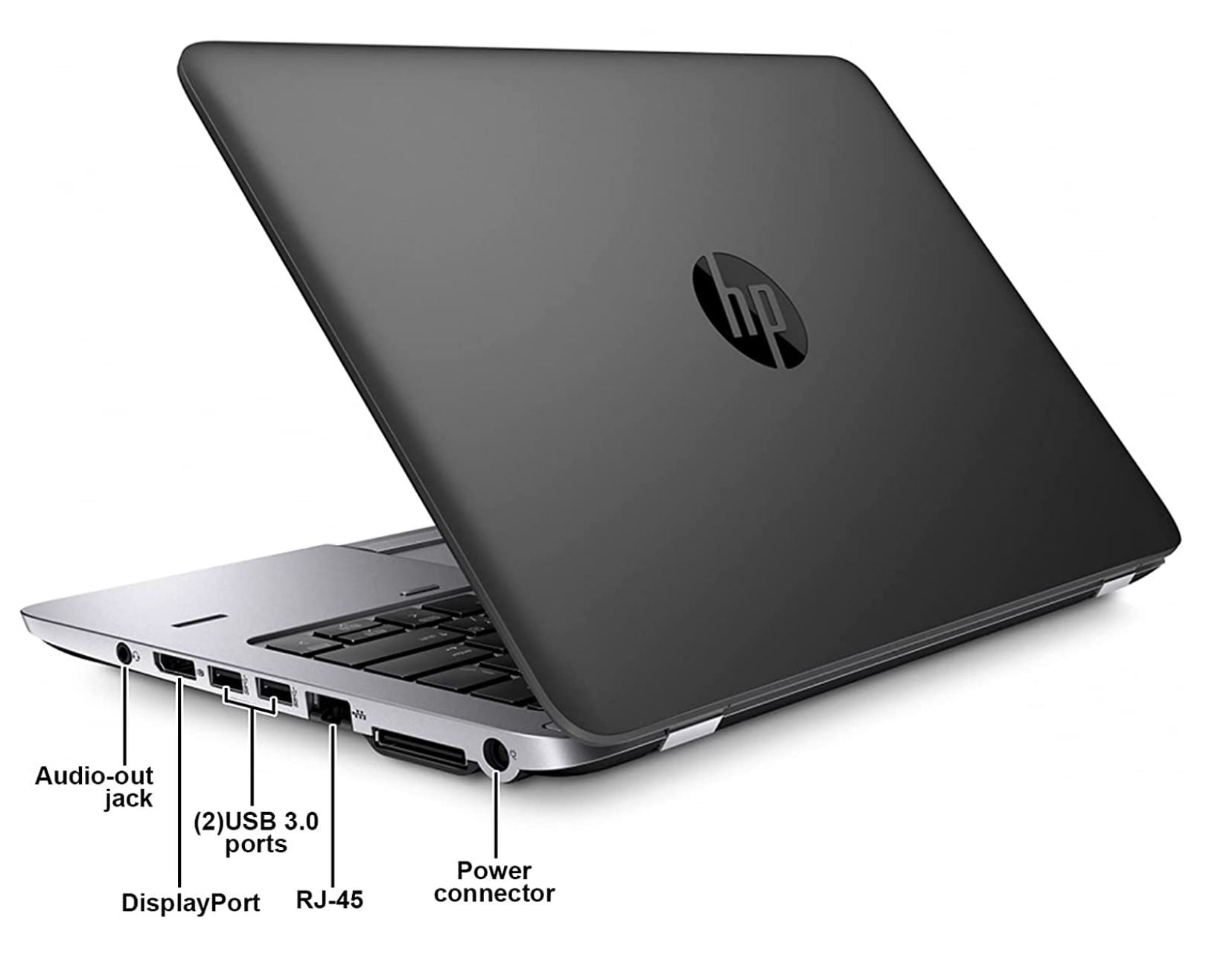 Renewed HP Elitebook 820 G2 Laptop, Intel core i5 5TH Gen ,8GB RAM, 256GB SSD, 12.5" LED Win10 En Keyboard