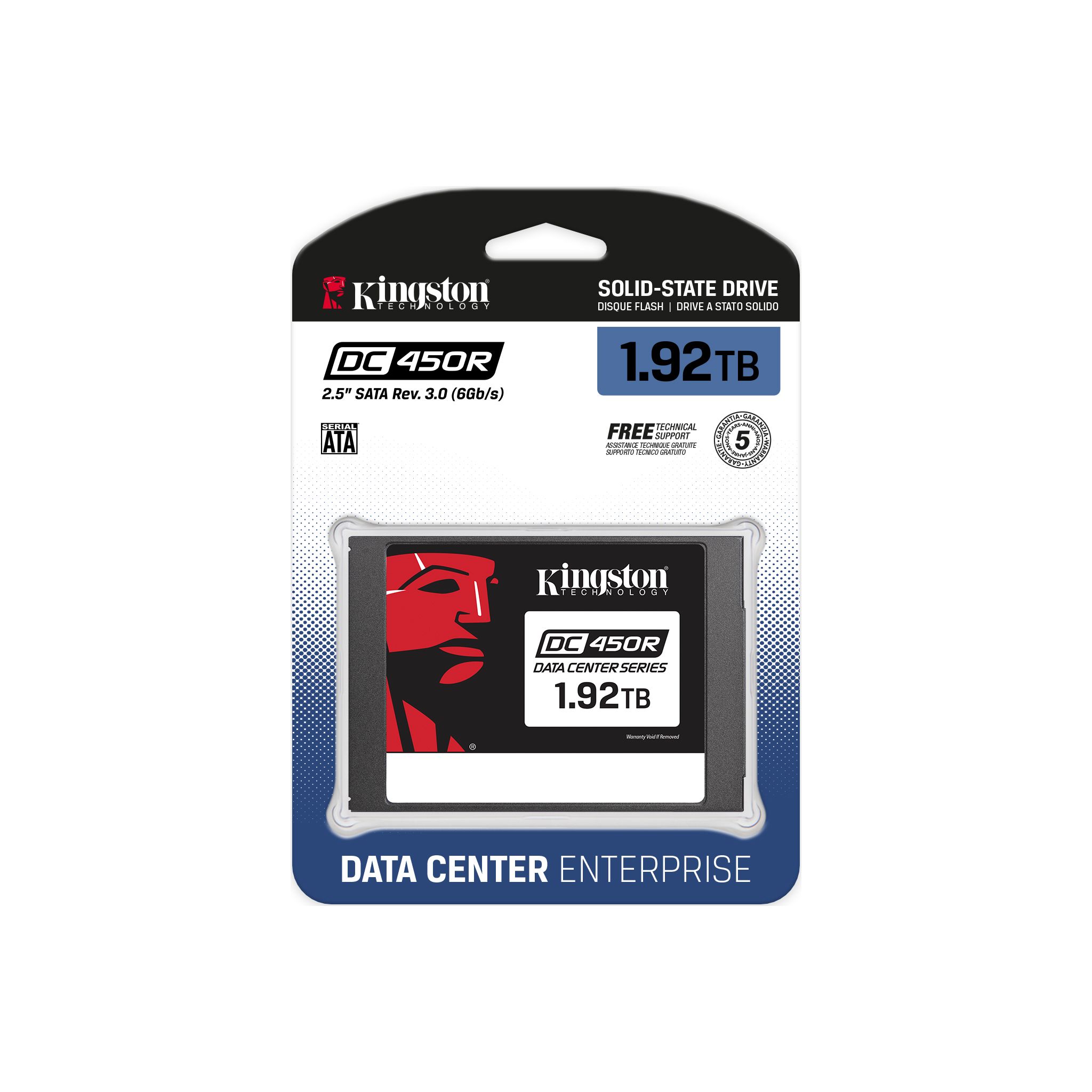 Kingston Data Center DC450R 1.92TB ENTERPRISE SSD 2.5" SATA 6 GB/s