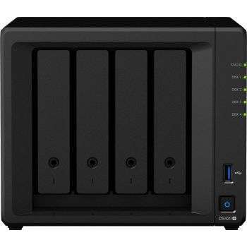 Synology disk station DS420+ 4bay Intel Celeron J4025 2GB (Diskless) - RJ-45 x2, USB 3.0 x2 Ports, Black | DS420+