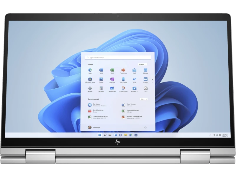 HP Envy X360 2 in 1 Laptop, Intel Core i5 1335U, 8GB RAM, 512 GB PCIe NVMe M.2 SSD, 14" FHD, multitouch-enabled, IPS, 65 W USB Type-C, Windows 11 Home