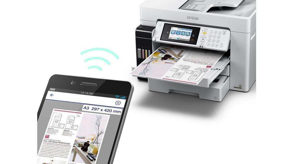 Epson EcoTank Pro L15180 Ultra-low cost A3 Print, scan, copy and fax Wi-Fi printer