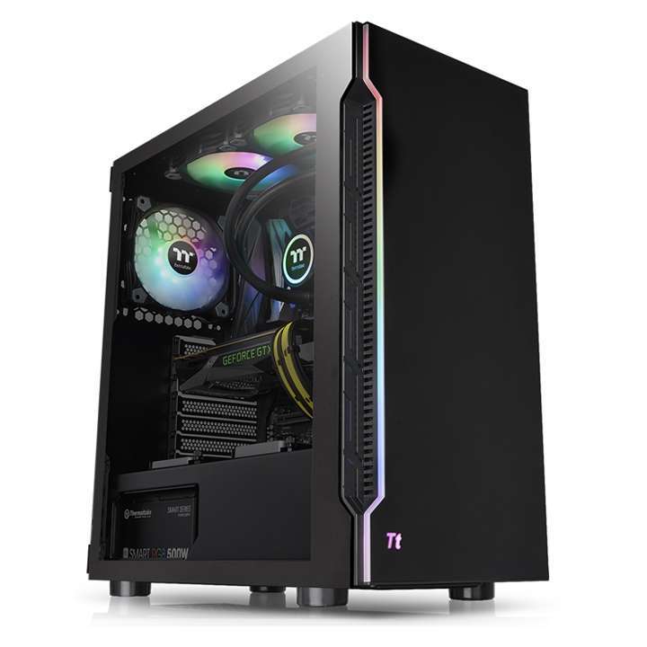 Thermaltake H200 TG RGB ATX Mid Tower Case | CA-1M3-00M1WN-00