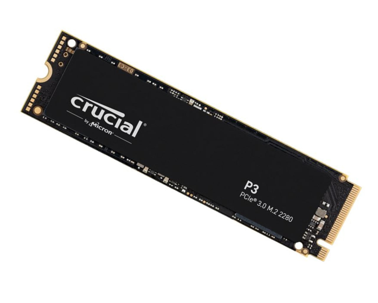 Crucial P3 500GB PCIe Internal SSD, M.2 2280 Form Factor, 3500 MB/s Sequential Read, 1900 MB/s Sequential Write