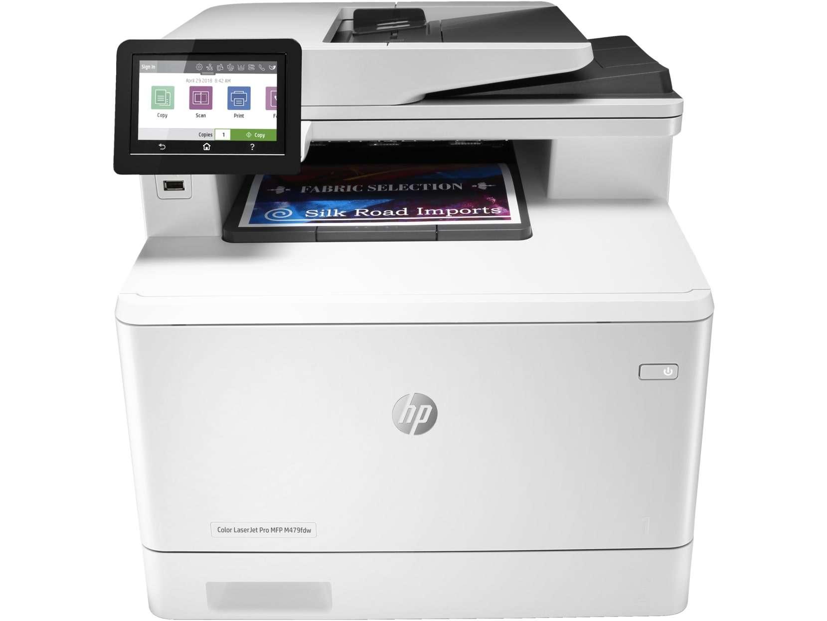 HP Color LaserJet Pro MFP M479fdw Wireless Laser Printer -Print, copy, scan, fax, email up to 28 ppm