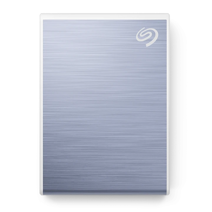Seagate One Touch 1TB External SSD, USB-C, Blue Portable Solid State Drive, High-Speed Data Transfer, Compact Design | STKG1000402