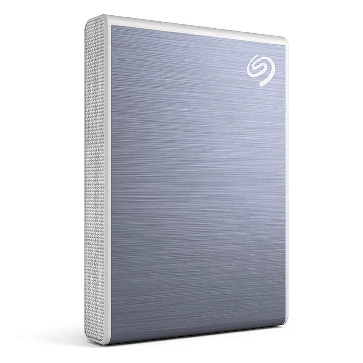Seagate One Touch 1TB External SSD, USB-C, Blue Portable Solid State Drive, High-Speed Data Transfer, Compact Design | STKG1000402