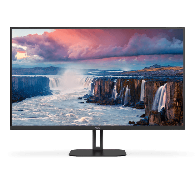 AOC Q32V5CE 32”, VA panel with QHD resolution,  three-side frameless, 75Hz, Flicker Free,  Built-in speakers,  AMD FreeSync, 1ms, Low Blue Light | Q32V5CE