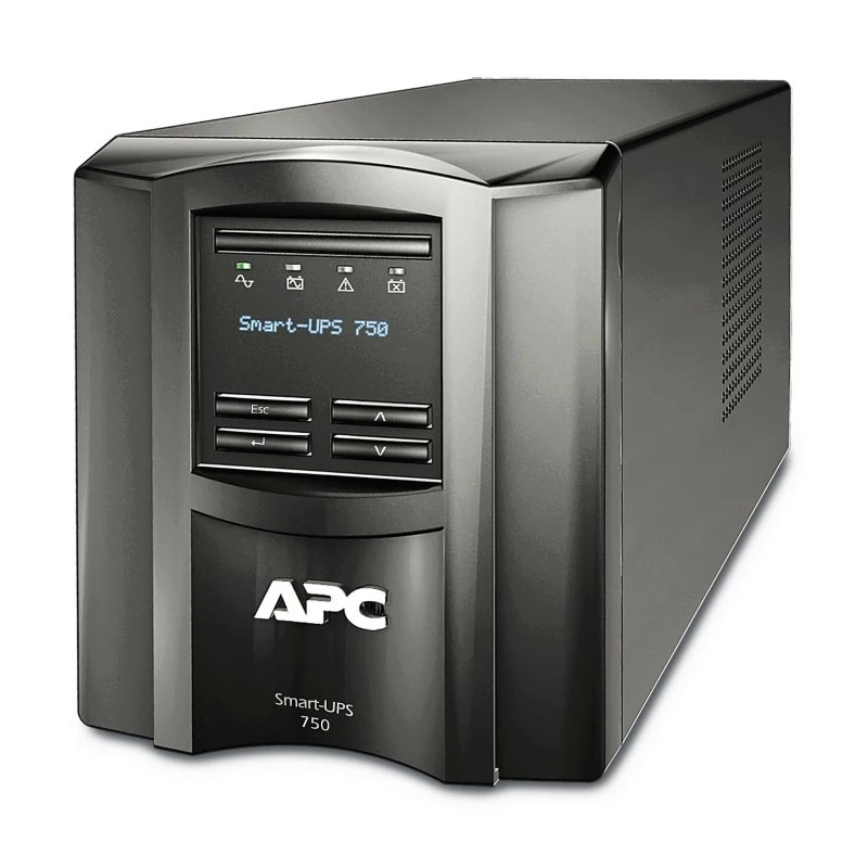 APC Smart-UPS SMT750IC – 750VA UPS, 500W, Line-Interactive, LCD Display, AVR, 6x IEC C13, SmartConnect, 230V