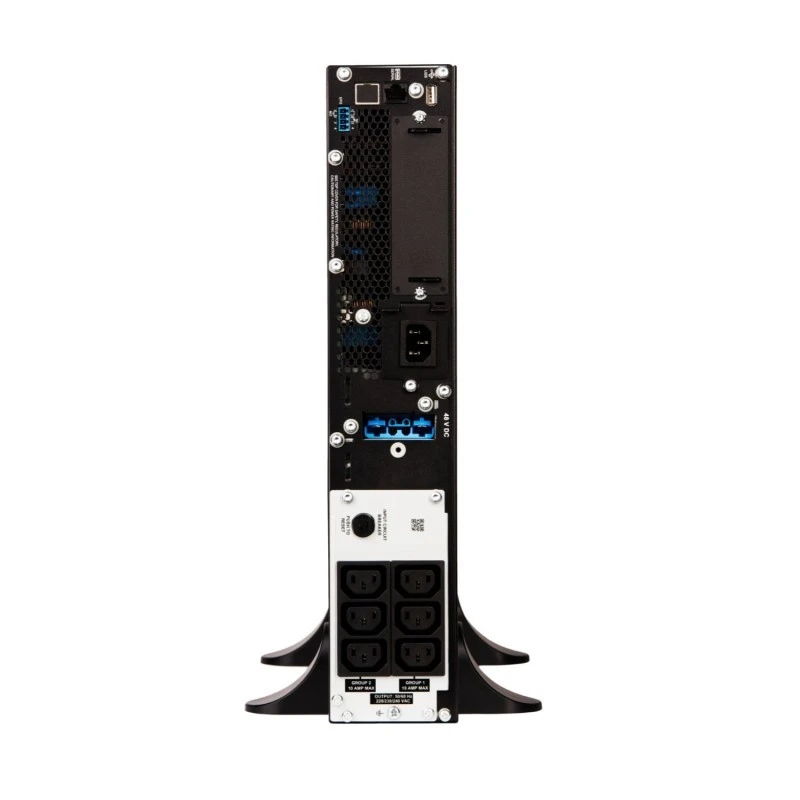 APC Smart-UPS SRT1000XLI, 1000VA/1000W, 230V, Online UPS, LCD, Rackmount w/ Kit, C13 Outlets, Black