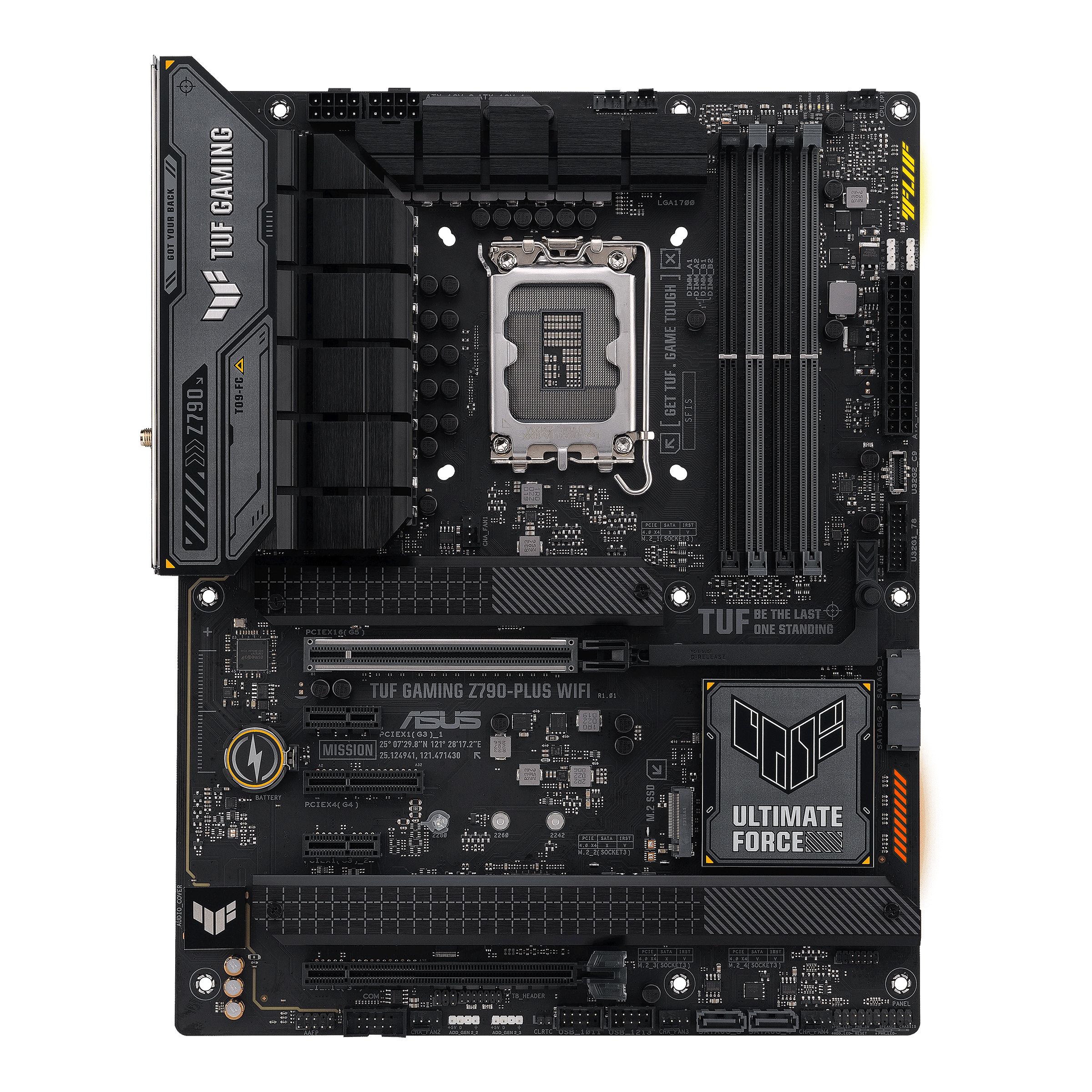 ASUS TUF GAMING Z790 PLUS WIFI  Motherboard 4 x DIMM DDR5 7200 (OC) Dual Channel , 4 x M.2 Slots , PCIe®5.0 for graphics cards Socket LGA1700 | 90MB1D80-M0EAY0