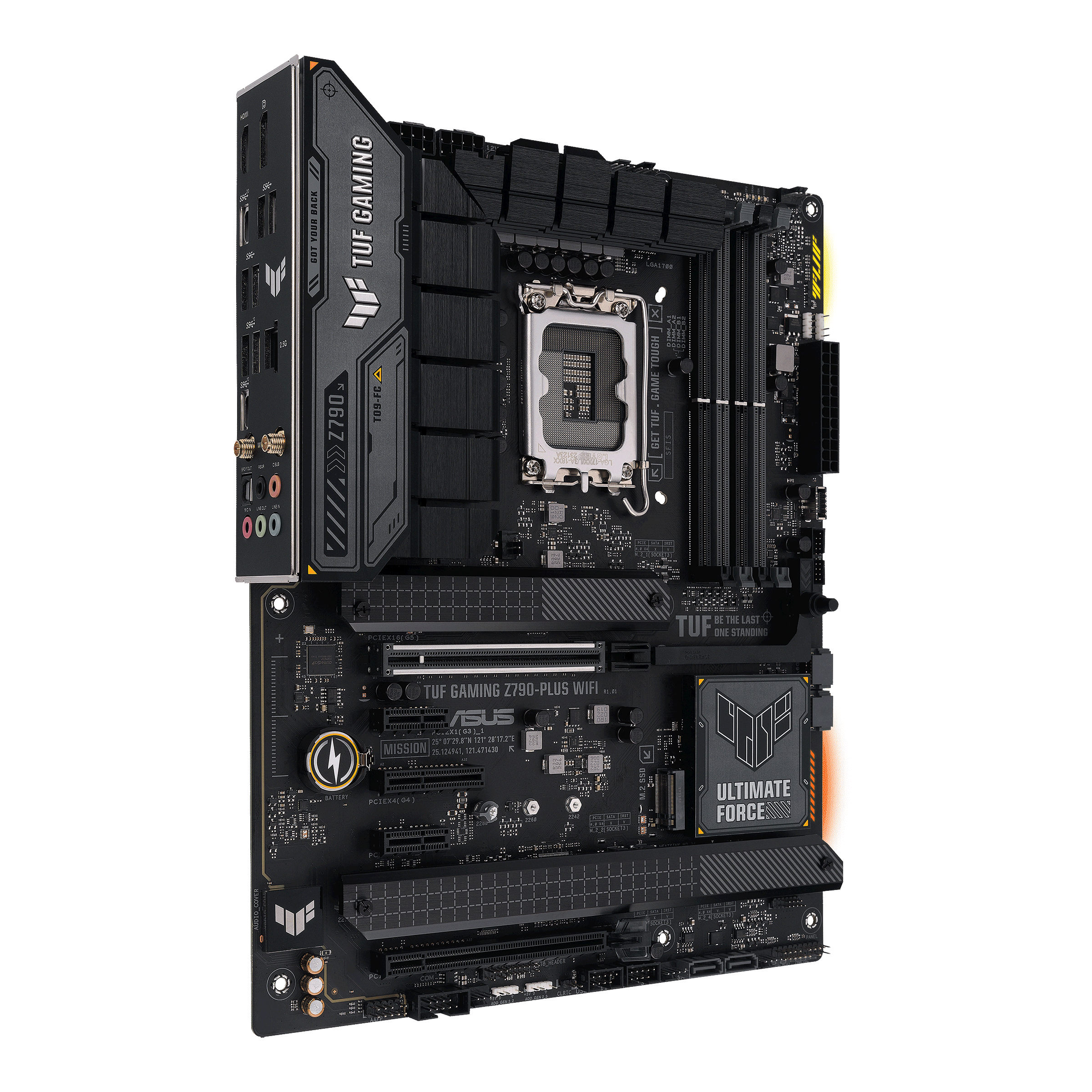 ASUS TUF GAMING Z790 PLUS WIFI  Motherboard 4 x DIMM DDR5 7200 (OC) Dual Channel , 4 x M.2 Slots , PCIe®5.0 for graphics cards Socket LGA1700 | 90MB1D80-M0EAY0