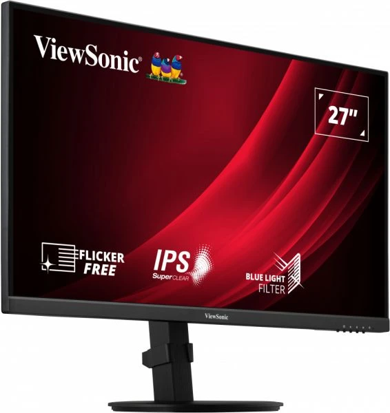 Viewsonic VG2709-MHU 27” FHD USB-C IPS Monitor with Dual Speakers, 75Hz Refresh Rate, 5ms GTG Response Time, 16.7M Colors, Digital Sync: TMDS, 2x HDMI, VGA, USB-C 3.2, Black | VG2709-MHU