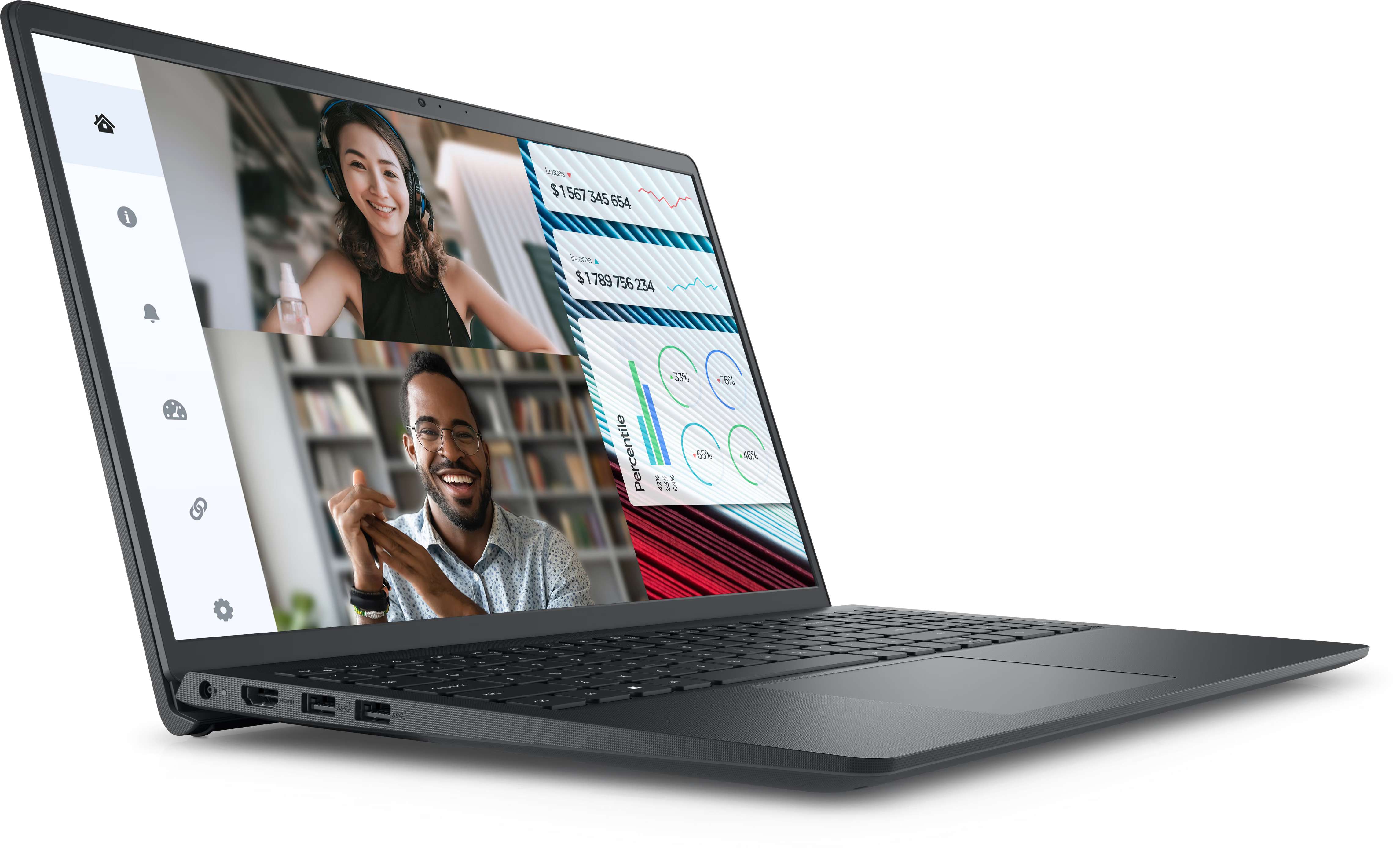 Dell Vostro 3520 Laptop, Core I7 1255U, 8GB RAM 2666 MHz, 512 SSD M.2 2280, PCIe NVMe Gen4, 15.6"FHD, Windows 11 home