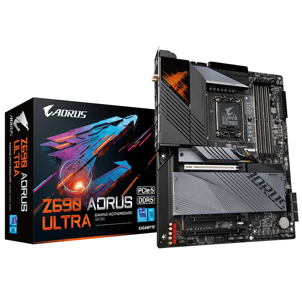 Gigabyte Z690 AORUS ULTRA Motherboard LGA1700 4 x DDR5 up to 192 GB