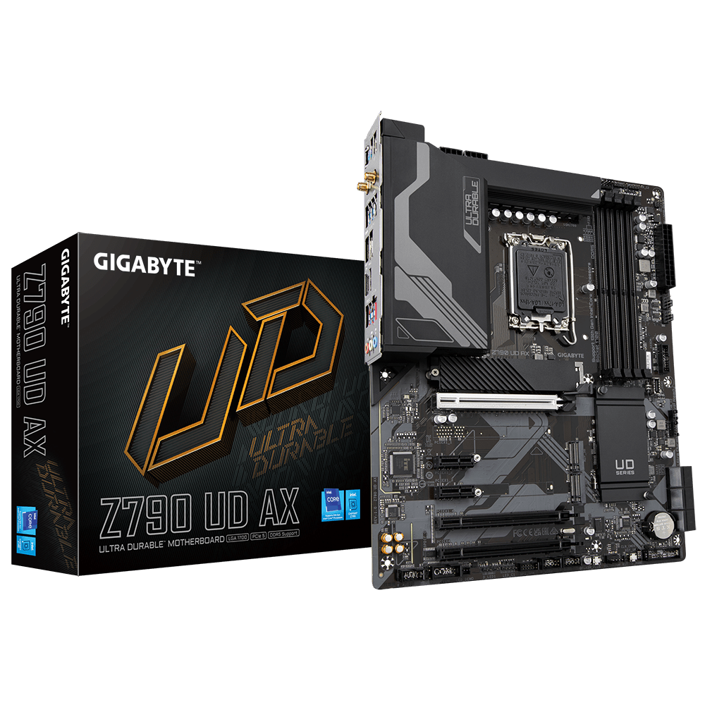 Gigabyte Z790 UD AX LGA1700 socket 4 x DDR5 up to192GB ATX Motherboard