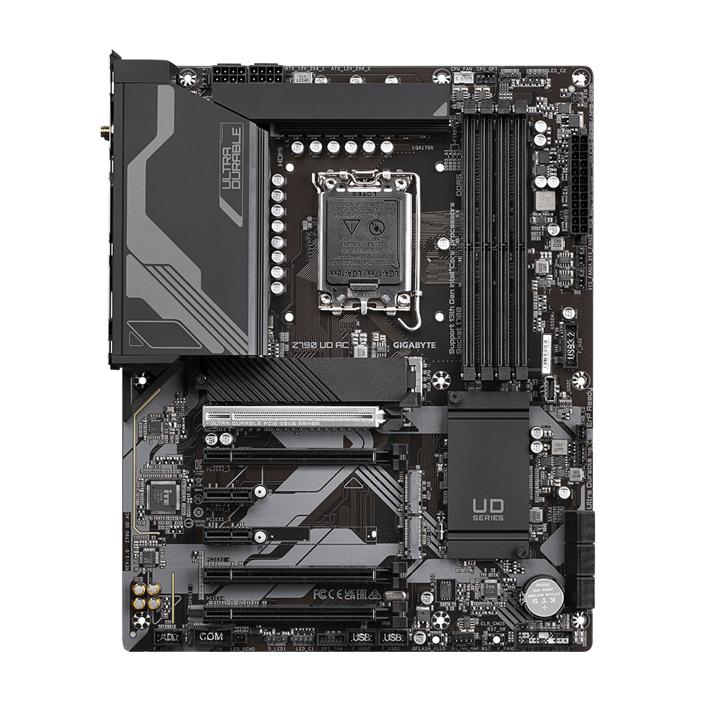 Gigabyte Z790 UD AC Motherboard ,LGA1700 socket ,4 x DDR5 DIMM up to 192 GB