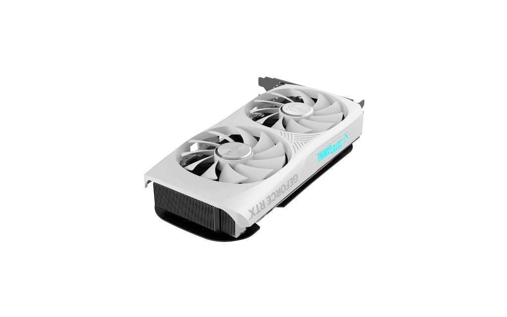 ZOTAC GAMING GeForce RTX 4060 Ti 8GB Twin Edge OC White Edition Graphics Card, 8GB GDDR6 128-Bit Memory, 2565MHz Engine Clock , 4352 CUDA Cores | ZT-D40610Q-10M