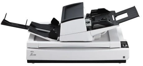 Fujitsu fi-7700 A4 Duplex Document Scanner, 100ppm, ADF & Flatbed, USB 3.0, PaperStream, Multi-Feed Detection | PA03740-B001