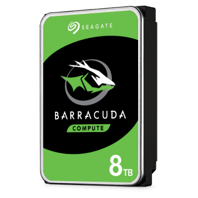 Seagate BarraCuda 8TB SATA 6.0Gb/s 3.5" Internal Hard Bare Drive, 5400 RPM Speed, 256MB Cache, 190 Mbps Read Speed | ST8000DM004