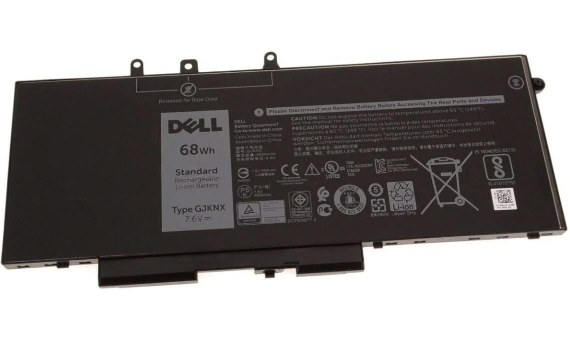 Replacment Dell 7.6V 68Wh/8500mAh 4-Cell Laptop Battery, | GJKNX