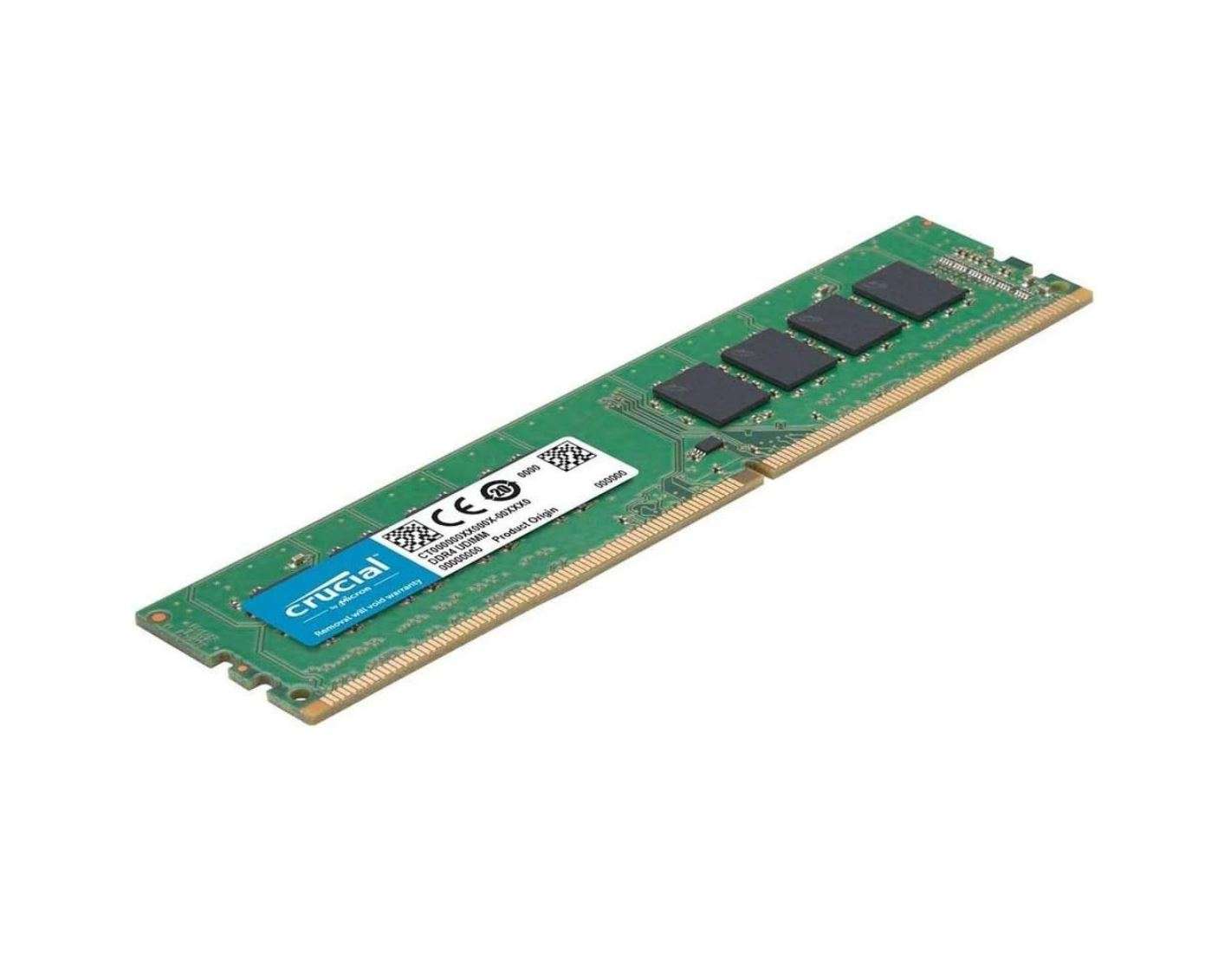 Crucial 16GB DDR4 2666 MT/s (PC4-21300) DIMM 288-Pin Desktop Memory | CB16GU2666