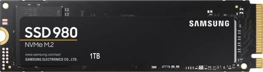 Samsung 980 1TB SSD, PCIe Gen 3.0 x4, NVMe 1.4 , M.2 Up to 3,500 MB/s Sequential Read and 3,000 MB/s Write | MZ-V8V1T0BW