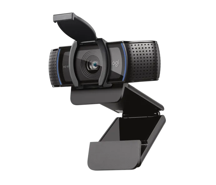 LOGITECH C920s PRO HD WEBCAM Full 1080p HD video calls with privacy shutter - Black | 960-001252