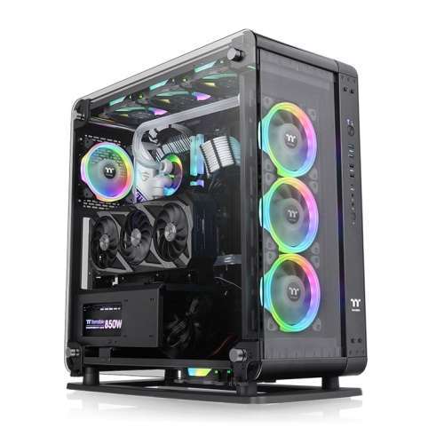 Thermaltake The Core P6 TG Black Edition transformable ATX Mid Tower Fully Modular Computer Case | CA-1V2-00M1WN-00