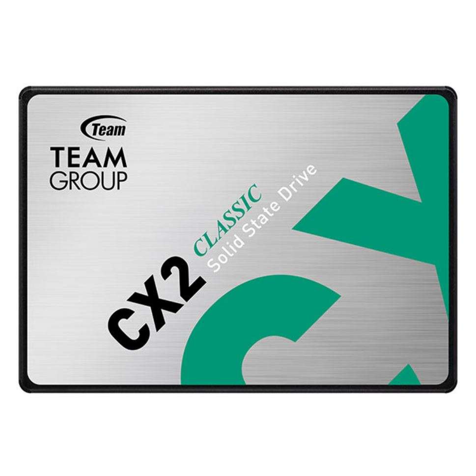 Team Group CX2 256GB SSD SATA III 6Gb/s Up to 520MB/s Max, Write 430MB/s 2.5" | CX2