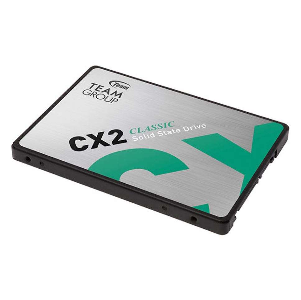 Team Group CX2 256GB SSD SATA III 6Gb/s Up to 520MB/s Max, Write 430MB/s 2.5" | CX2