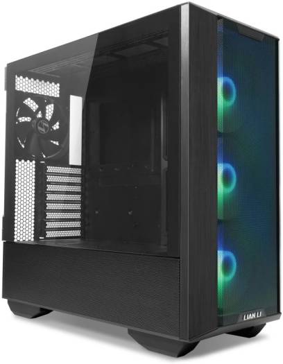 Lian Li Lancool III Mesh RGB E-ATX Mid Tower Modular Chassis, 8 Expansion Slots, Tempered Glass Panel, Up To 360mm Fan Support, Equipped With 4x 140 PWM Fans, USB Type C, Black | G99.LAN3RX.00