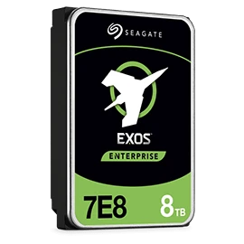 Seagate Exos Enterprise 7E8 8TB Internal Hard Drive, 3.5'' Compatible Bay, Sata 6 Gb/s, 7200 Rpm Speed, 256 MB Cache, 600 MBps Data Transfer Rate | ST8000NM004A / ST8000NM000A