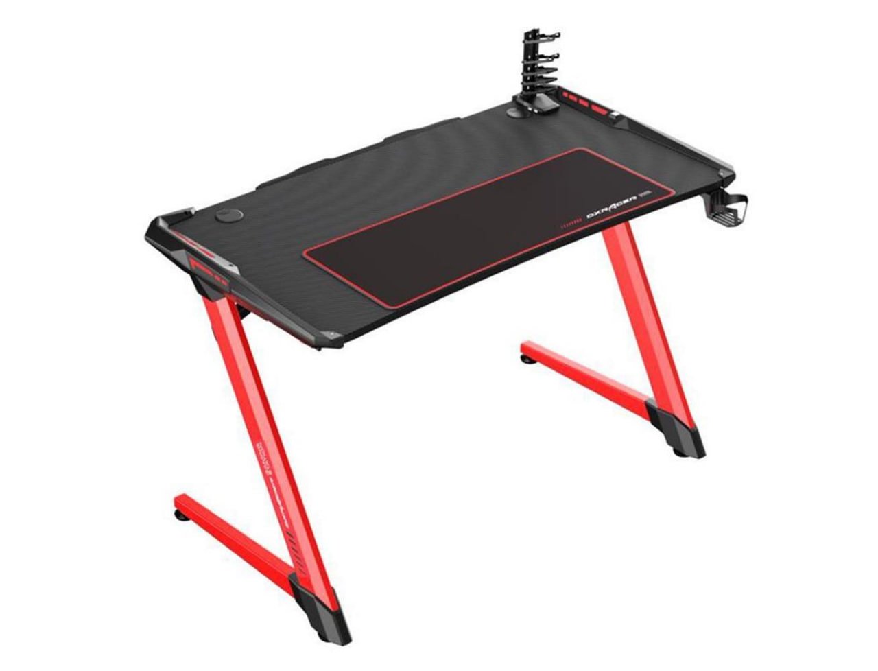 DXRacer E-Sports Gaming Desk - Black/Red | TG-GD001-NR-1