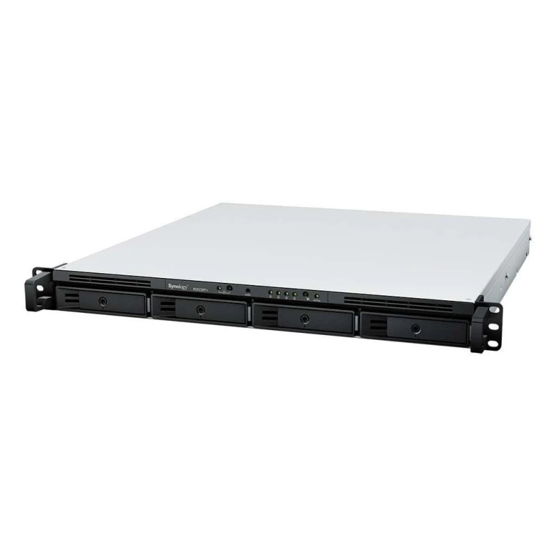 Synology RackStation RS822+ 4-Bay NAS Enclosure – AMD Ryzen V1500B, 2GB DDR4 ECC, 4x Gigabit LAN, PCIe, Rackmount