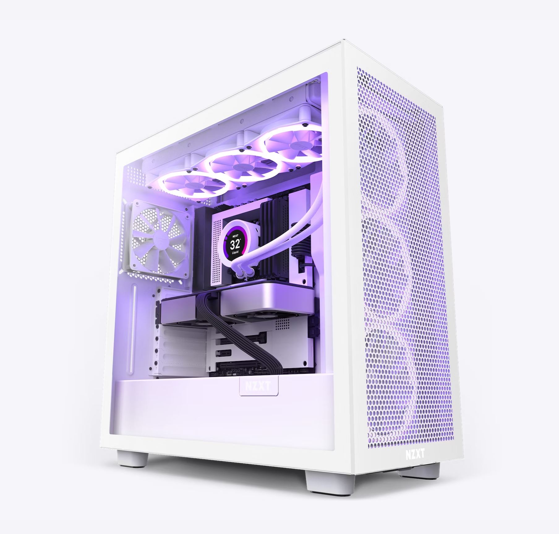 NZXT H7 Flow V1 ATX Mid Tower / White | CM-H71FW-01