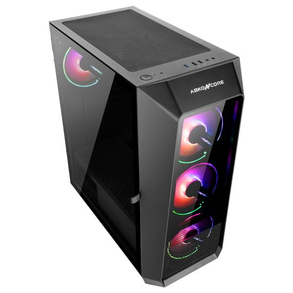 Abkon Core Helios 300G SYNC Middle Tower Case, ABS + Tempered Glass | CASE-118